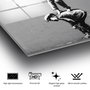 Wallity Cuadro Decorativo de Vidrio Templado Banksy 45 x 65 cm